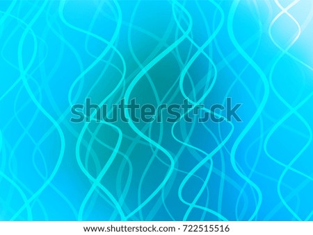 Light Blue, Green vector doodle blurred texture. Colorful abstract illustration with lines in Asian style. The pattern can be used for heads of websites and designs.