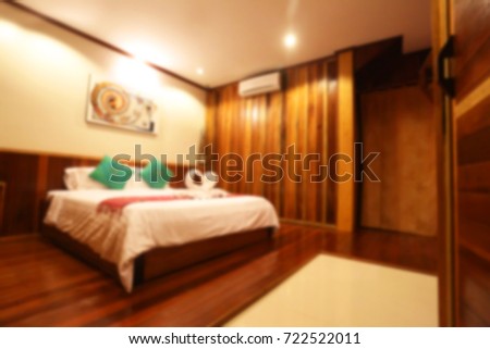 Bedroom for the honeymoon suite, Blur