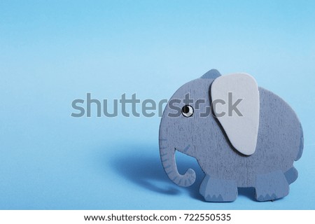 An elephant background with copy space.