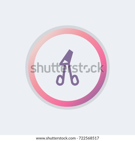 simple scissors icon