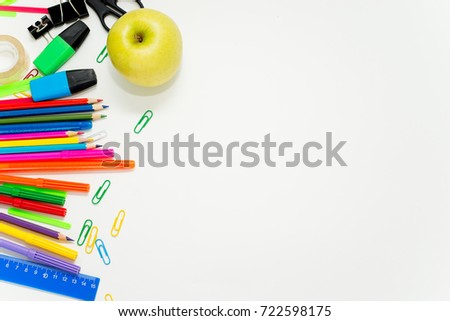 Several school items