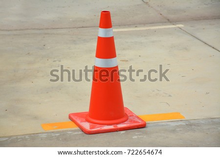 Red cones do not park
