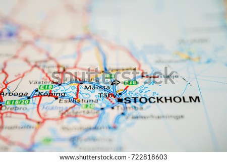 map of stockholm road