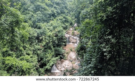Jungle Waterfall at Mae Sa