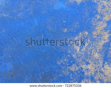 Blue cement floor texture and background
