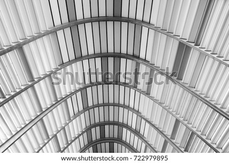 Pattern of roof, gray color tone. Architecture, Abstract background.