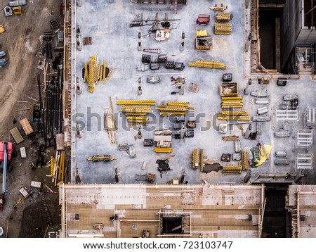 Aerial Photo Construction Site