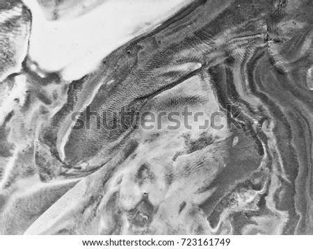 Black and White Abstract Surface Dough with Human and Dog Faces Image Background