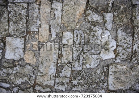 Cobblestone pavement