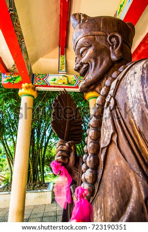 Statue of Ji Gong monk, Thailand.