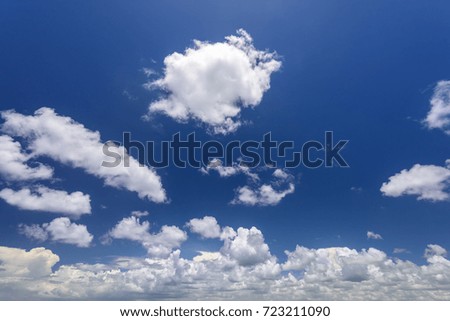 realistic abstract sky with white clouds background