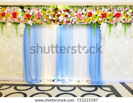 Great wedding decor for the wedding ceremony.
