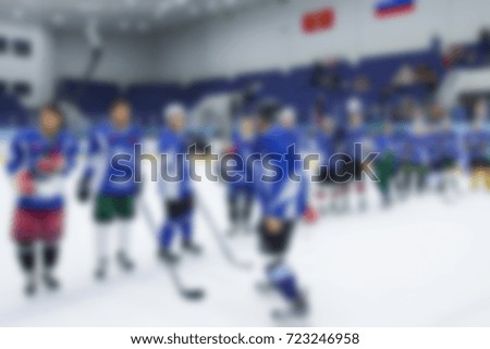 Abstract Background Hockey Match