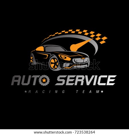 Auto racing logo,Car logo, Vector Logo Template.