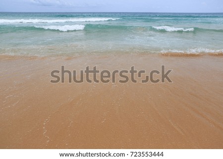 Beautiful beach and tropical sea