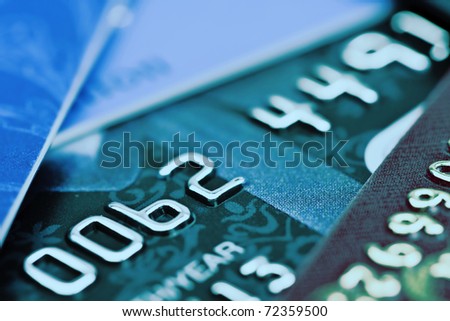 Credit cards Royalty-Free Stock Photo #72359500