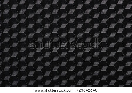 Abstract geometric background with cubes in black