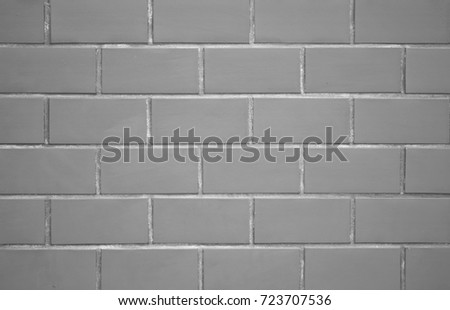 Patterns and textures of brick wall on vintage background.