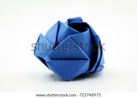 Origami Kawasaki rose