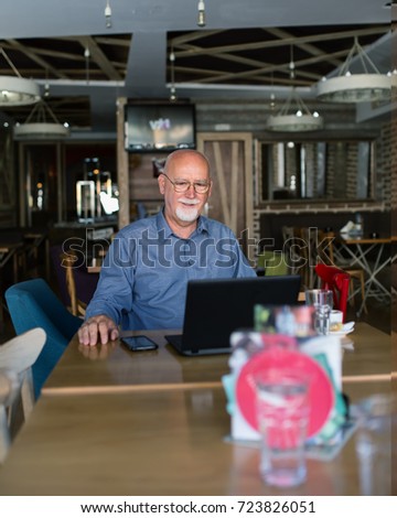 Businessman constantly working
