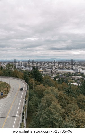 Beginning of Fall in City of Portland, Oregon