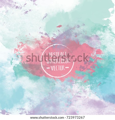 abstract watercolor background template