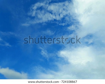 blue sky white clouds as background pattern