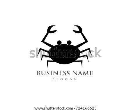 crab logo vector