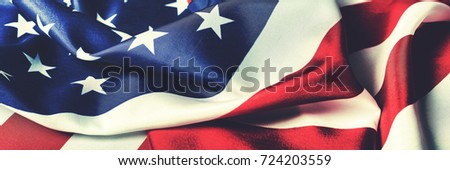American flag. The national symbol of the USA. independence Day