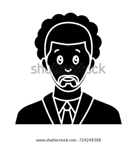 Businessman avatar cartoon