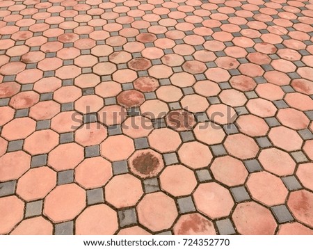 Sidewalk block floor texture background