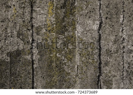 Concrete wall pattern