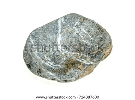  A pile of stones on a white background