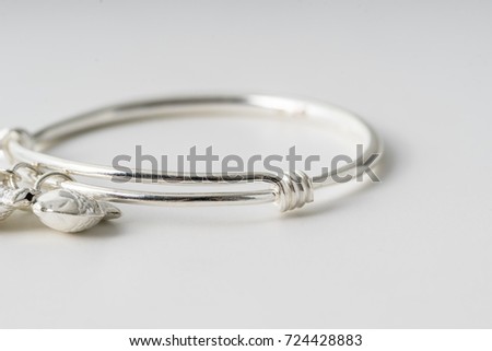 silver bracelet for baby