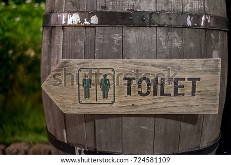 Toilet Icon Vintage