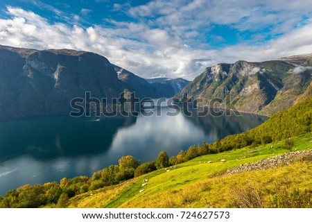 Sognefjord, Norway Royalty-Free Stock Photo #724627573