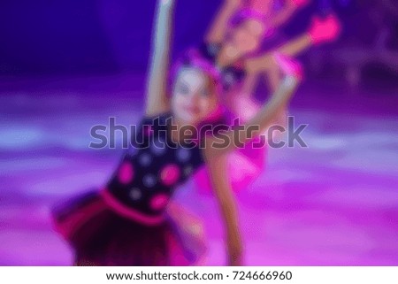 Abstract background Show on ice