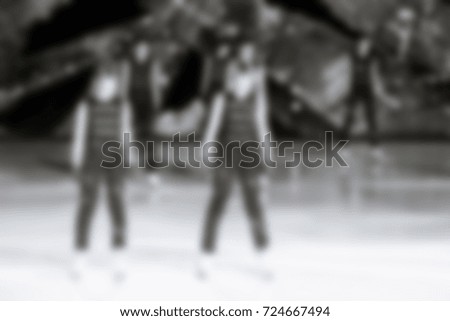 Abstract background Show on ice