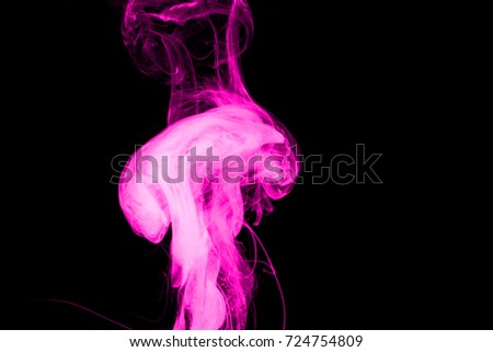 A colored smoke effect, a smoke from vape it can be used in an abstract project to represent spirit, magic, hot, fire or flames anything magical or enchanted.