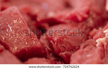 fresh red meat close up 