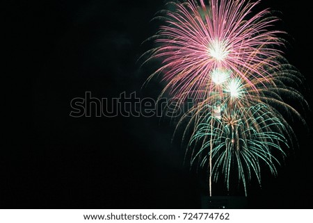  fireworks festival in Atami , Izu, Japan.