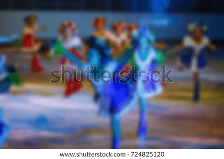 Abstract backgroundFigure skating, ice show