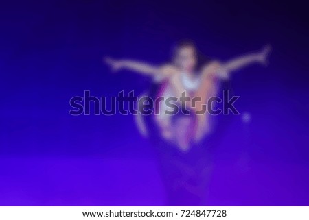 Abstract backgroundFigure skating, ice show
