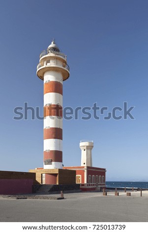 The beautiful lighthouse of El Cotillo, Fuerteventura. It also hosts a maritime and fishing museum.
