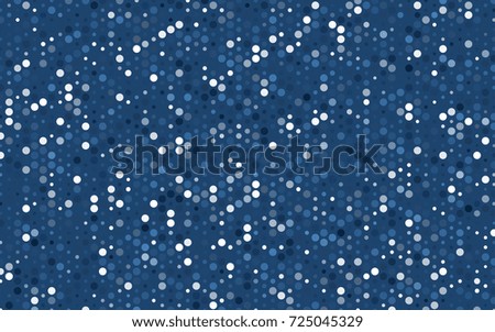 Light BLUE vector banner with circles, spheres. Abstract spots. Background of Art bubbles in halftone style with colored gradient.
