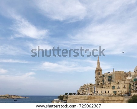 Skyline of Valetta, Malta
