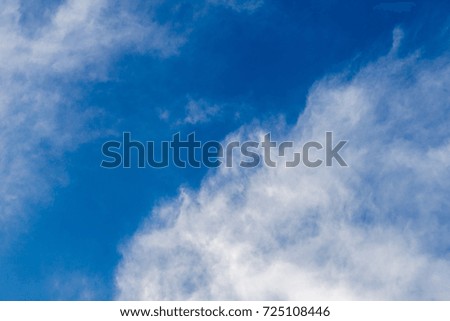 blue cloud on sunny day