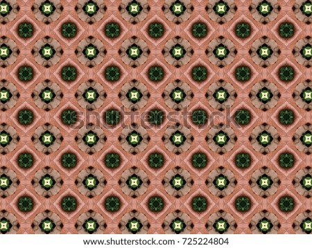 green pattern graphic