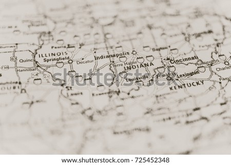 USA map background