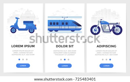 Transport Icon for Mobile Application